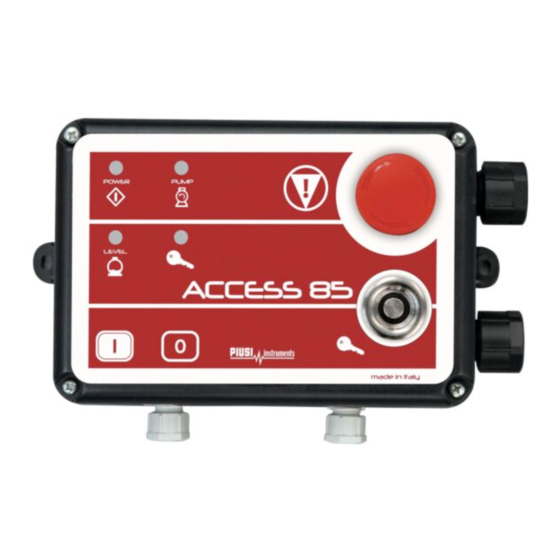 Piusi ACCESS 85 Installation And Use Manual