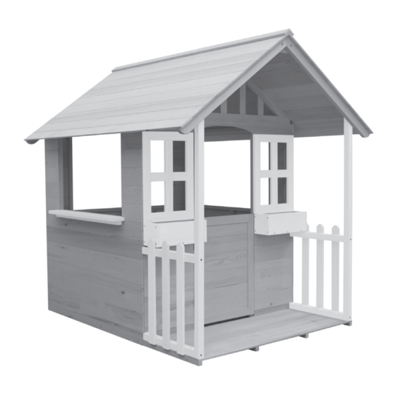 TP Wooden Cubby House with Veranda Instructions For Assembly, Maintenance And Safe Use