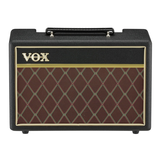 Vox Pathfinder 10 Manual
