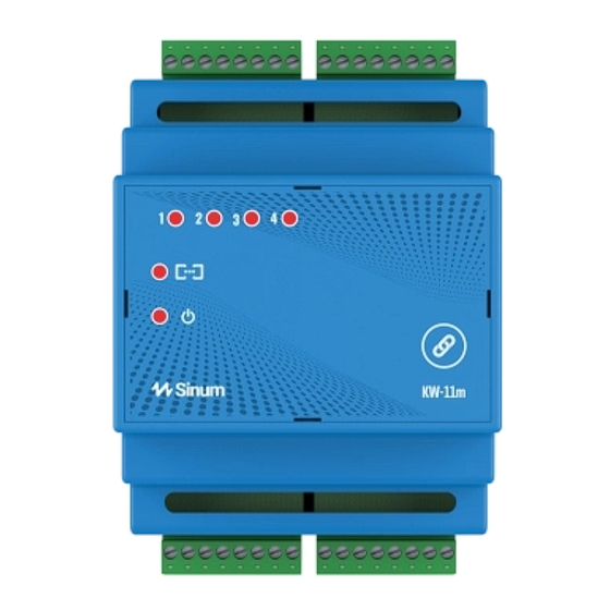 TECH Sinum KW-12m Manual
