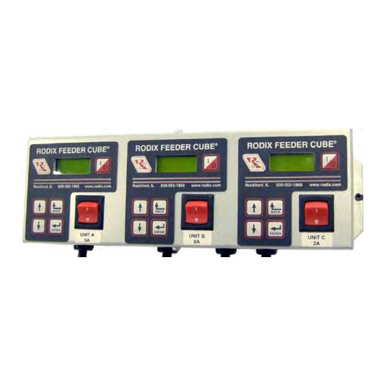 Rodix FEEDER CUBE FC-200 Series Manual