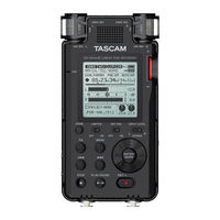 Tascam DR-100 mark-III Quick Start Manual