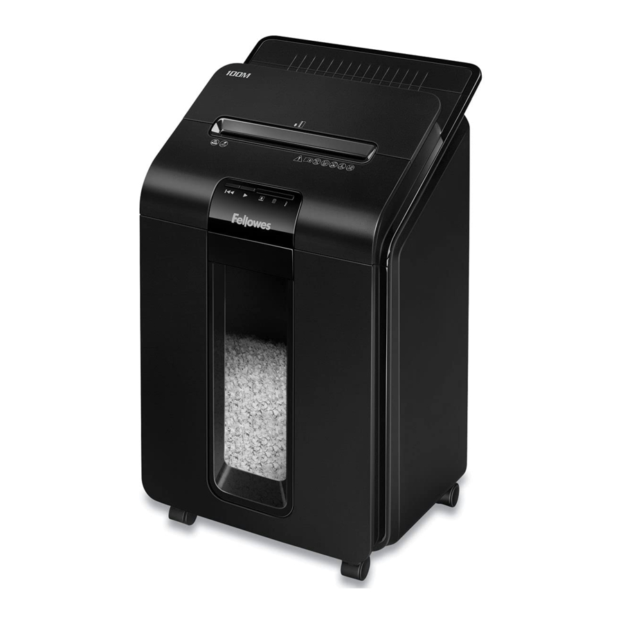 Fellowes AutoMax 100M Manual