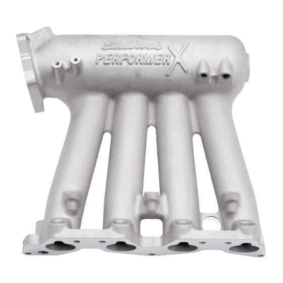 Edelbrock Performer 4754 Installation Instructions