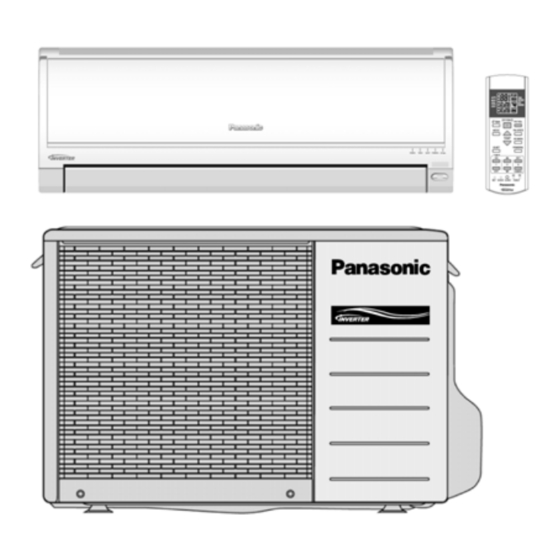 Panasonic CS-CE7HKEW Manuals