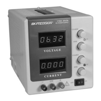 BK Precision 0-30V Instruction Manual