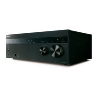 Sony STR-DH750 Startup Manual