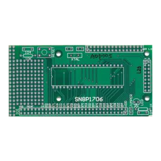 SONIX SN8P1700 Series User Manual
