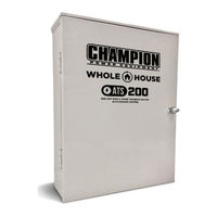 Champion Power Equipment ARM20208R Installation Manual
