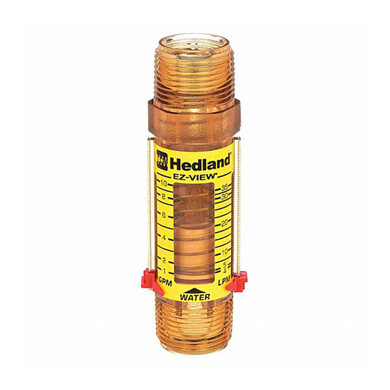 Badger Meter Hedland EZ-View Quick Manual
