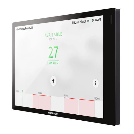 Crestron TSW-570 Getting Started