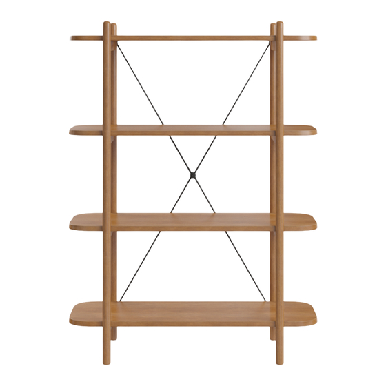 BROSA Dominic Narrow Bookcase Assembly Manual