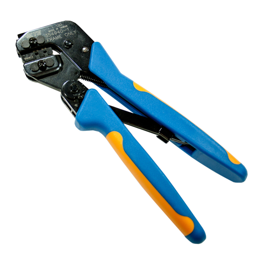 TE Connectivity PRO-CRIMPER III Instruction Sheet