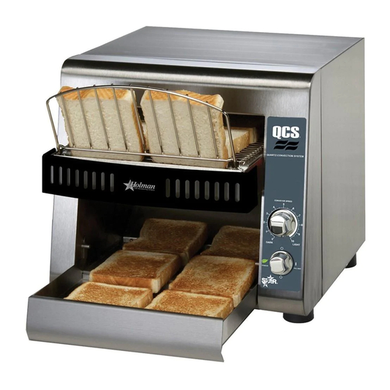 Holman Q1-500B Bagel Conveyor Toaster Manuals