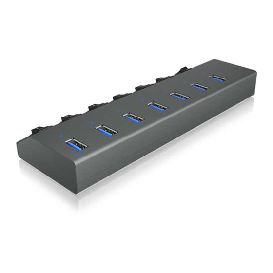Icy Box IB-HUB1701-U3 Quick Installation Manual