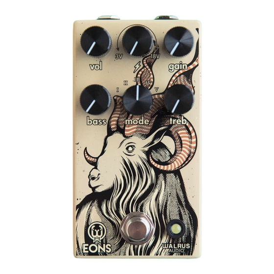 Walrus Audio Eons Manual