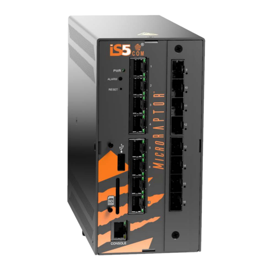 IS5 COMMUNICATIONS MicroRAPTOR iMR920 Quick Start Manual