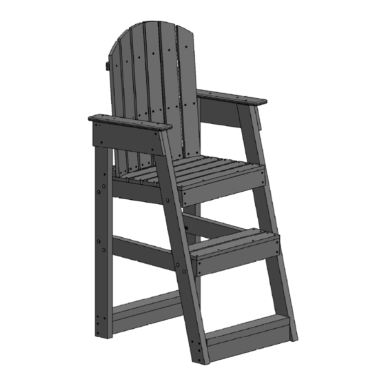 Spectrum Mendota 30 Portable Lifeguard Chair Owner's Manual