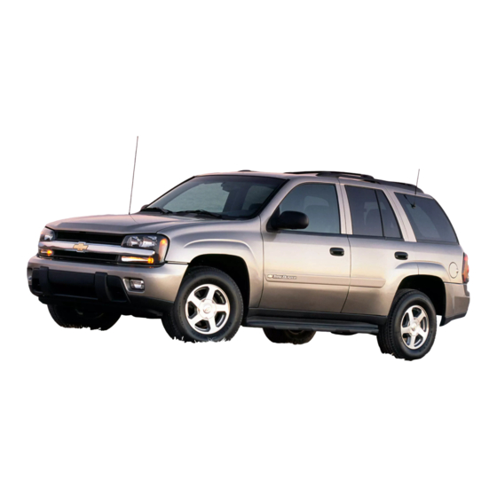 Chevrolet TrailBlazer 2003 Manual