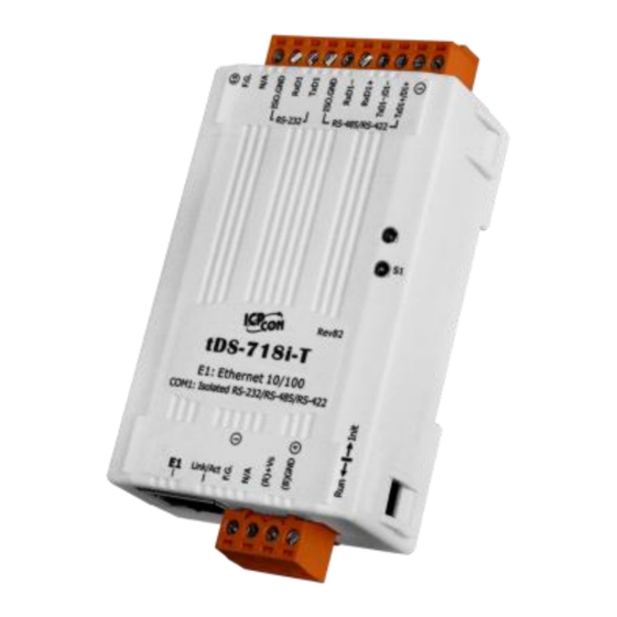 ICP DAS USA tDS-700-T Series Quick Start Manual