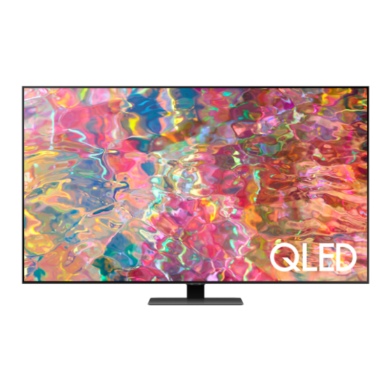 Samsung QE85Q80BATXXH 85-inch QLED TV Manuals