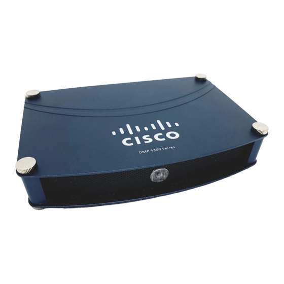 Cisco DMS-DMP-4300G Manuals