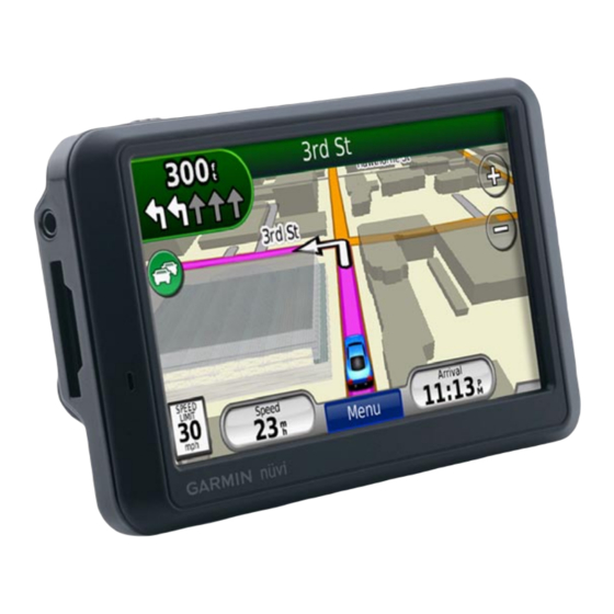 Garmin ecoRoute Owner's Manual Supplement