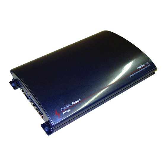 Precision Power Power Class Owner's Manual