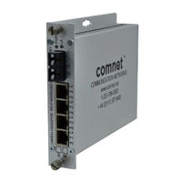 Comnet CNFE4+1SMS2POE Installation And Operation Manual