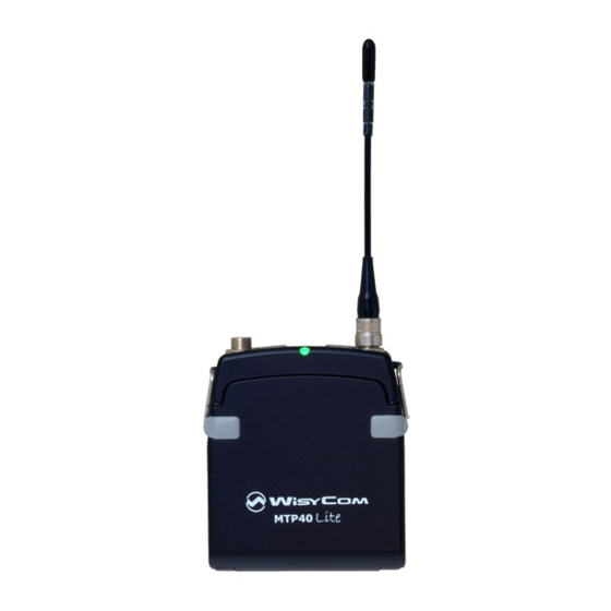 WisyCom MTP40 Lite User Manual