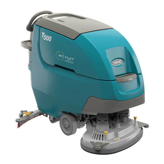 Tennant t500 Walk-Behind Floor Scrubber Manuals