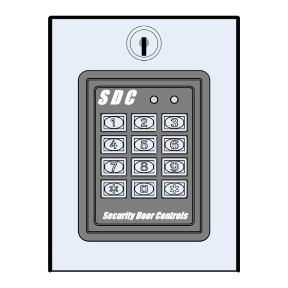 SDC 926 EntryCheck Installation Instructions Manual