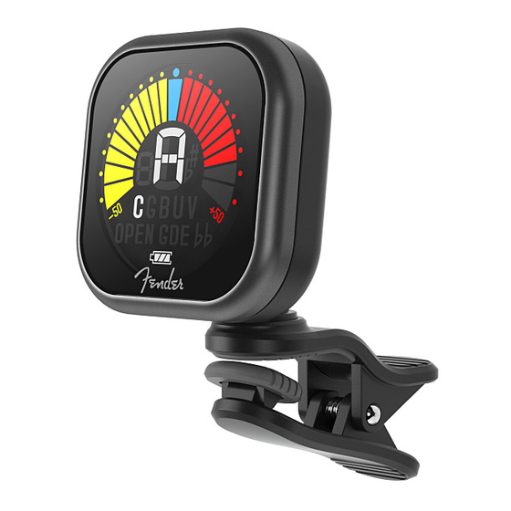 Fender FLASH Quick Start Manual