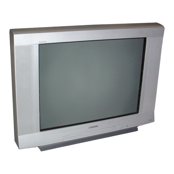 Sony TRINITRON KV-XA29M31 Service Manual