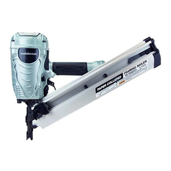 Metabo HPT NR 90AD Instruction And Safety Manual