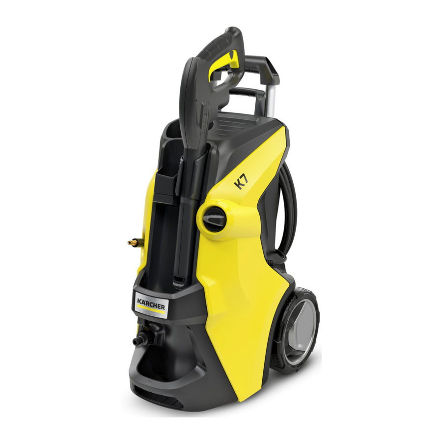 Kärcher K 7 Full Control - Pressure Washer Manual
