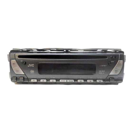JVC KD-S1501 Instructions Manual
