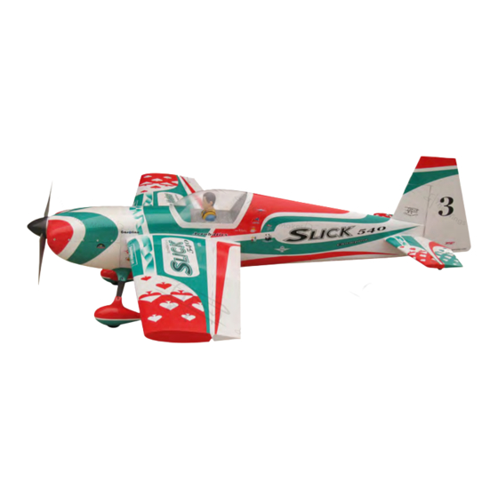 The Wings Maker Slick 540 Instruction Manual