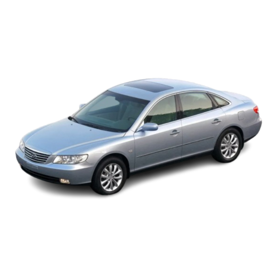 Hyundai Grandeur 2005 Owner's Manual