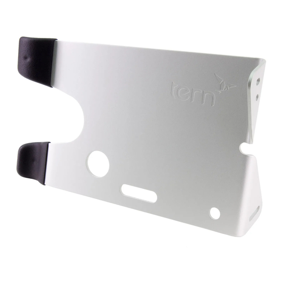 Tern Perch Bicycle Wall Mount Manual