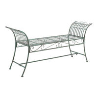 Safavieh Outdoor Hadley Bench PAT5002 Assembly Instructions