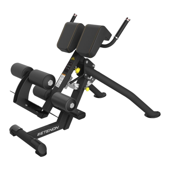 ETENON Fitness PTT0224 Roman Chair Manuals