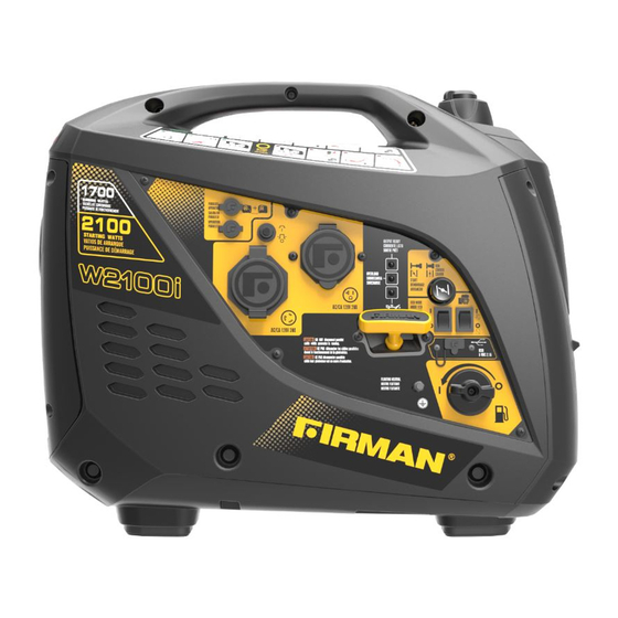 Firman W01784 Operator's Manual