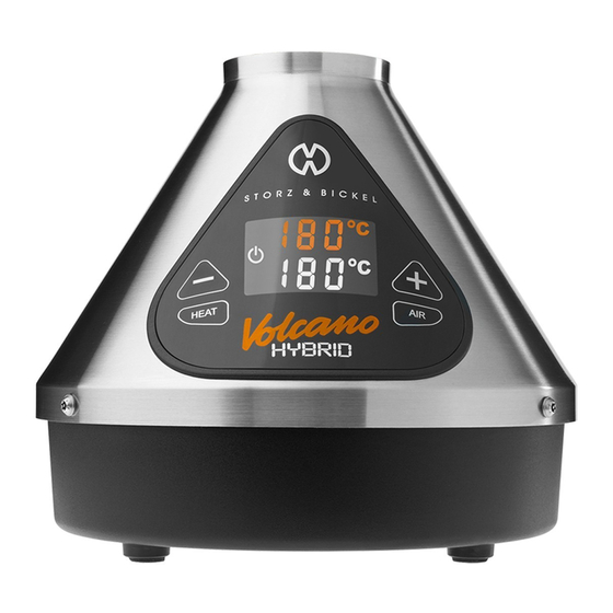 STORZ & BICKEL Volcano HYBRID Quick Start Manual