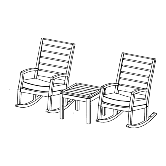 Cambridge Casual IT-610428T Assembly Instructions Manual