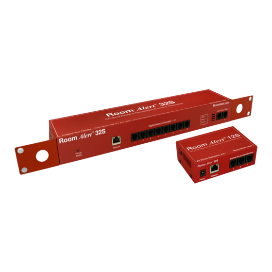 Avtech Room Alert S User's Manual & Reference Manual