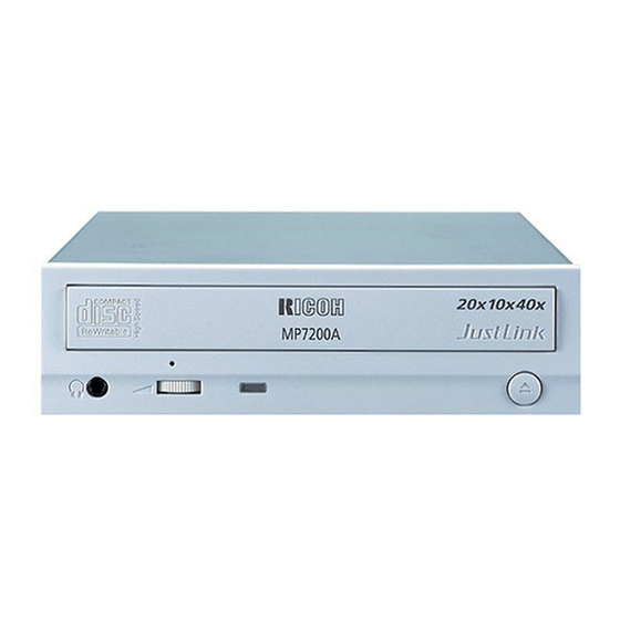 Ricoh MP7200A User Manual