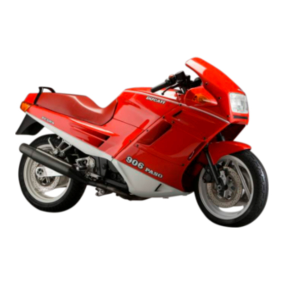 Ducati 906 Paso Manuals
