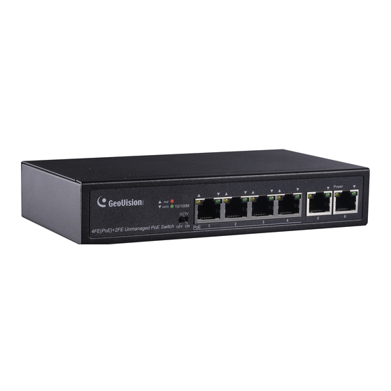 GeoVision GV-APOE0400 Installation Manual