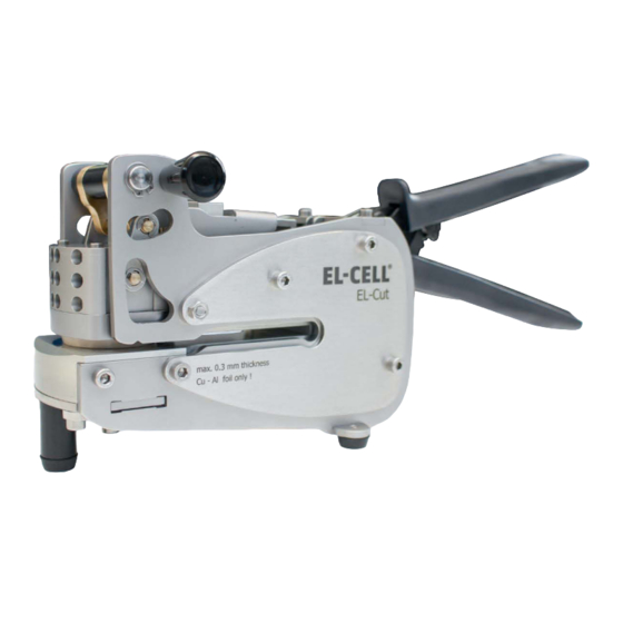 EL-CELL EL-Cut User Manual